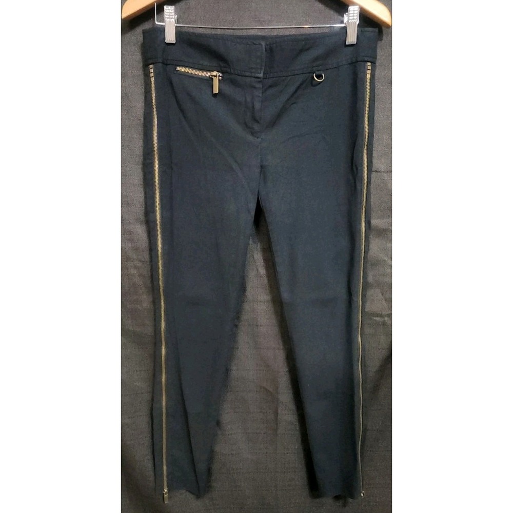 A|X Armani‎ Exchange Ankle Side Zip Skinny Jeans Pockets Black Business Casual 6
